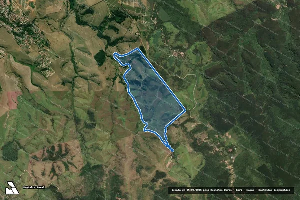 Imagem de satélite de Fazenda Santo Antonio - Gleba B - Gleba B em Caçapava - SP