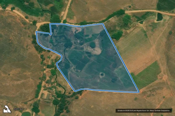 Imagem de satélite de Sitio Ribeirao Vermelho - GLEBA A em São Geraldo - MG