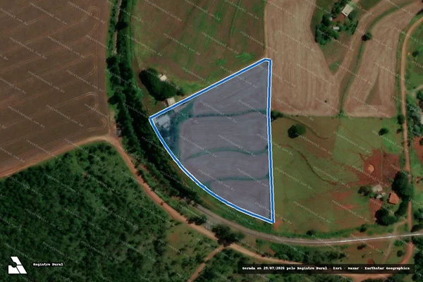 Imagem de satélite de LOTE 57- Projeto de Assentamento PA NOVO MUNDO - LOTE 57 em Mauá da Serra - PR