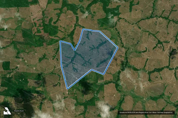 Imagem de satélite de FAZENDA VIEIRA - Parte 1 em Pedro do Rosário - MA