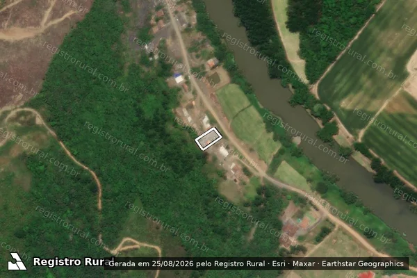 Imagem de satélite de Florestal Cava - Lote 540 e 541 - Lote 04 em José Boiteux - SC