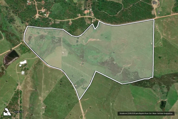 Imagem de satélite de FAZENDA ARCO VERDE - faZENDA ARCO VERDE AREA 02 em São Miguel das Matas - BA