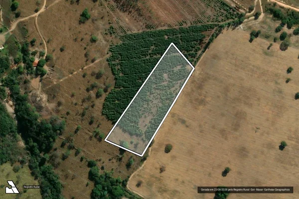 Imagem de satélite de FAZENDA SANTA CLARA - Gleba 01-L em Santo Antônio do Monte - MG