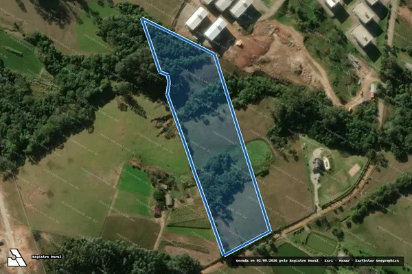 Imagem de satélite de Fazenda São pedro - Parte 3 em Restinga Sêca - RS