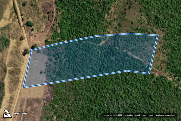 Imagem de satélite de FAZENDA JABOTICABA - Parte 12 em Lajedo do Tabocal - BA
