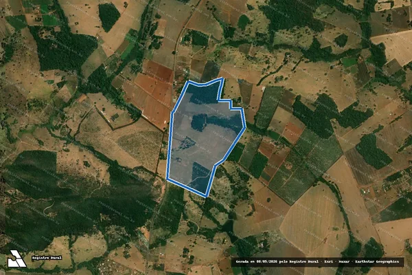 Imagem de satélite de FAZENDA DOIS IRMÃOS - GLEBA-02 em Bonfinópolis - GO