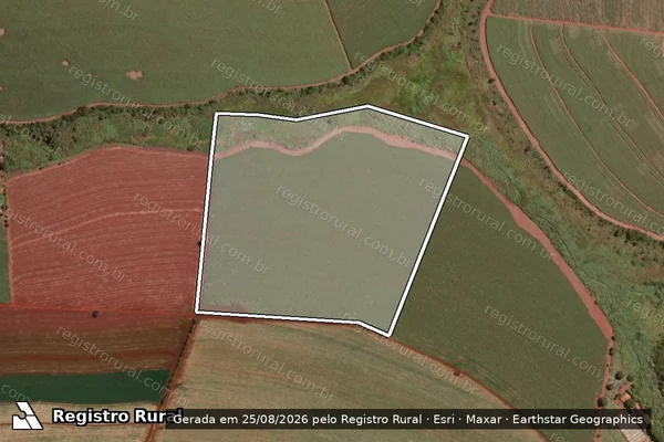 Imagem de satélite de FAZENDA NOSSA SENHORA APARECIDA / SÍTIO SANTA CLARA / SÍTIO SANTO ANGELO em Cravinhos - SP