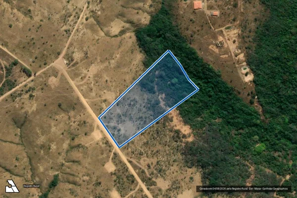 Imagem de satélite de FAZENDA AMARO, BARROQUINHA E CABECEIRA DO BARREIRINHO - CHÁCARA 04 em Jaboticatubas - MG