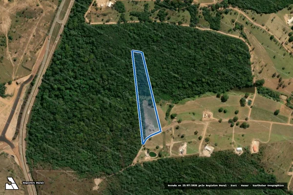 Imagem de satélite de FAZENDA ENGENHO DAS LAGES - GLEBA 01 - Gleba 41 em Santo Antônio do Descoberto - GO