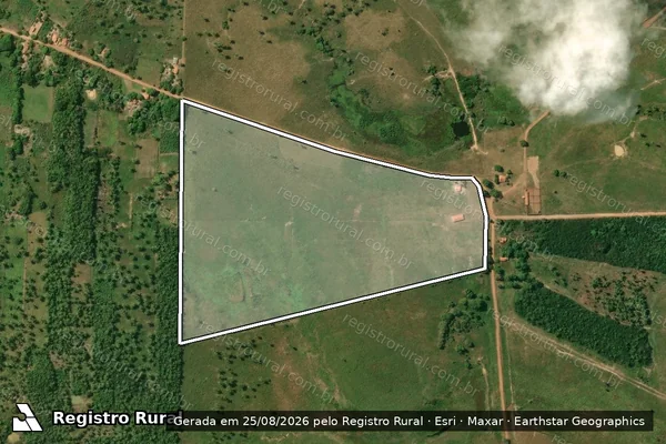 Imagem de satélite de FAZENDA NOSSA SENHORA DE FÁTIMA - PARTE 2 em Lago Verde - MA
