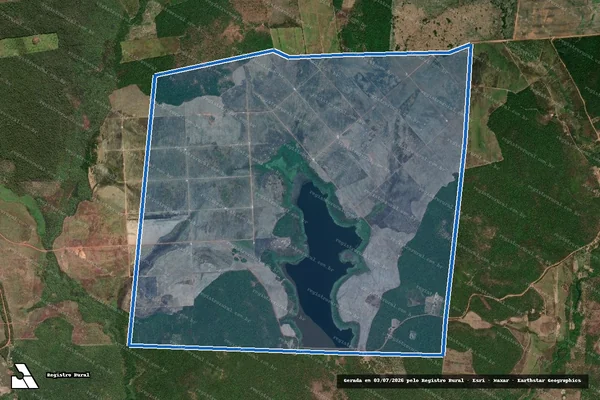 Imagem de satélite de Fazenda Pitombeira - Parte 1 em Aldeias Altas - MA