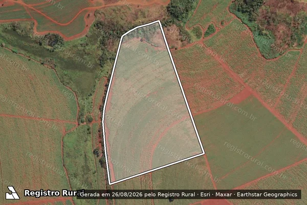 Imagem de satélite de Fazenda Calção de Couro - PARTE 1 em Ituverava - SP
