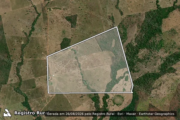 Imagem de satélite de Fazenda Admirada - 01 em Filadélfia - TO