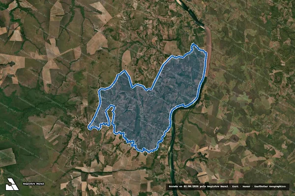 Imagem de satélite de PA REMANSINHO - Gleba 2 em Tupiratins - TO