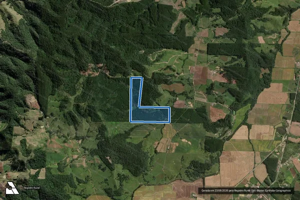Imagem de satélite de Fazenda_Taruma I - Parte 1 em Rio do Campo - SC