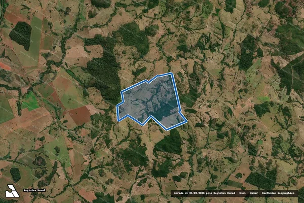 Imagem de satélite de FAZENDA SÃO BENTO DE CIMA - GLEBA I em Pontalina - GO
