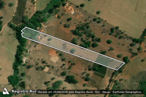 Imagem de satélite de Sitio Serrinha - PARTE 1 em Oliveira - MG