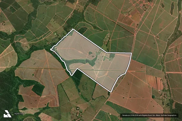 Imagem de satélite de Fazenda Bela Vista - Fazenda Bela vista em Nova Aliança - SP