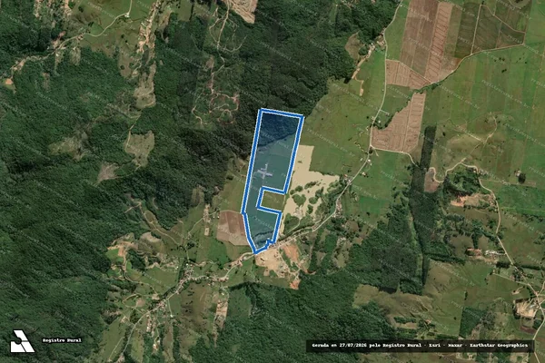 Imagem de satélite de FAZENDA SANTO ANTONIO - Parte 1 em Tijucas - SC