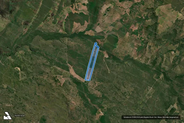 Imagem de satélite de Fazenda Santa Maria - Parte 1 em Barão de Melgaço - MT