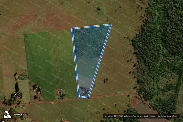 Imagem de satélite de Projeto de Assentamento Eldorado II - Lote 558 em Sidrolândia - MS