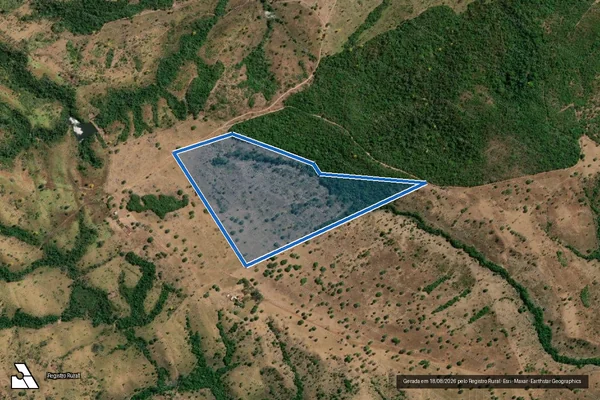 Imagem de satélite de FAZENDA NOVA,CONSTITUIDA DE PARTE DOS LOTES 18 E 19, DO LOTEAMENTO CAMPO ALEGRE - FAZENDA NOVA VI em Presidente Kennedy - TO