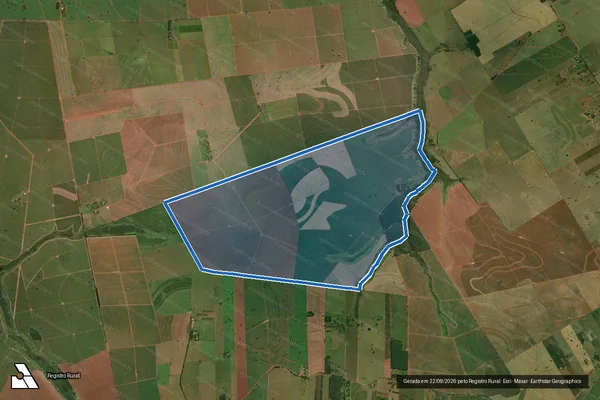 Imagem de satélite de FAZENDA SAO VITOR - Gleba A em Panorama - SP