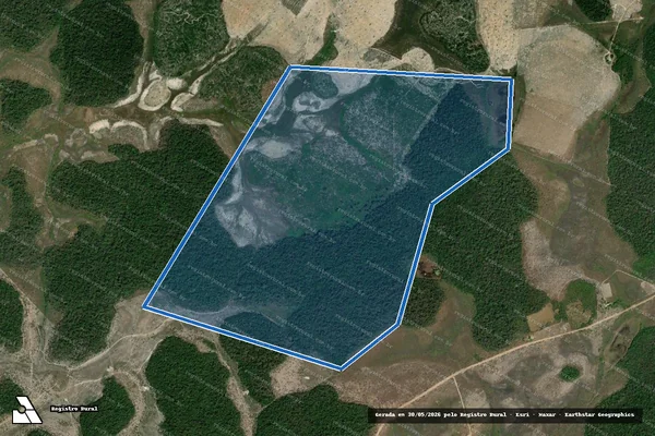 Imagem de satélite de FAZENDA QUIXABEIRA I (PARTE DESMEMBRADA) - Parcela 1 em Bonfim - RR