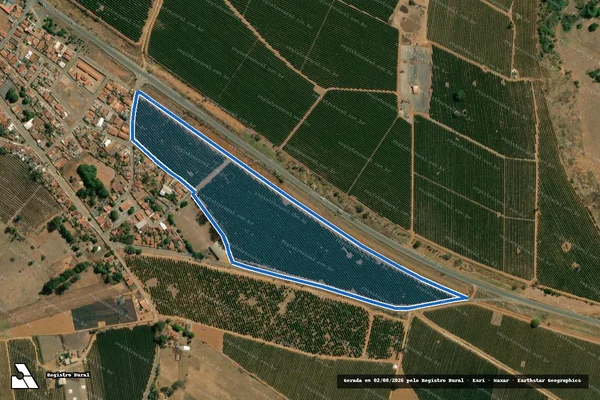 Imagem de satélite de FAZENDA OLHOS D?ÁGUA - Parte 1 em Rio Paranaíba - MG