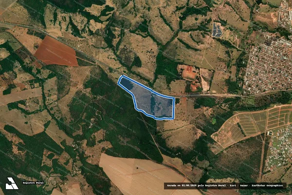 Imagem de satélite de FAZENDA CAÇADOR - 01 em Catalão - GO