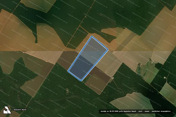 Imagem de satélite de FAZENDA DONA FILHINHA ? LOTE 03 - LOTE 03 em Santa Carmem - MT