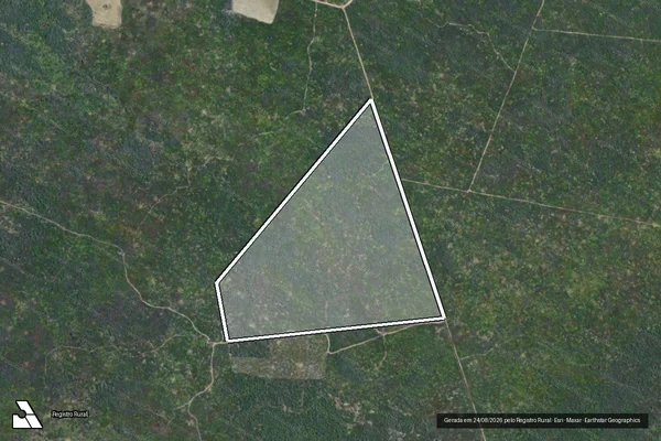 Imagem de satélite de PROJETO DE ASSENTAMENTO SANTA FÉ -LOTE 38 - Parte 1 em São Miguel do Gostoso - RN