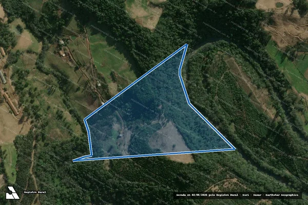 Imagem de satélite de Fazenda São João - Única em Ipumirim - SC