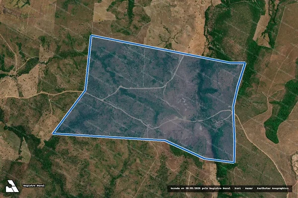 Imagem de satélite de FAZENDA PORTEIRAS - FAZENDA PORTEIRAS em Bom Jesus do Tocantins - TO