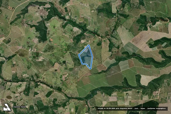 Imagem de satélite de P.A. MARAVILHA / LOTE 19 - LOTE 19 em Eunápolis - BA