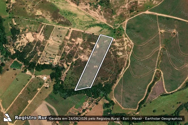 Imagem de satélite de FAZENDA DA SAUDADE DE BAIXO - GLEBA XI em Pompéu - MG