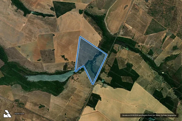 Imagem de satélite de FAZENDA JATOBÁ - FAZENDA JATOBÁ - GLEBA 02 em Cariri do Tocantins - TO
