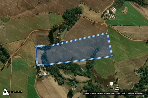 Imagem de satélite de LOTE 125 - P.A. JOSE MARIA - GLEBA A em Abelardo Luz - SC