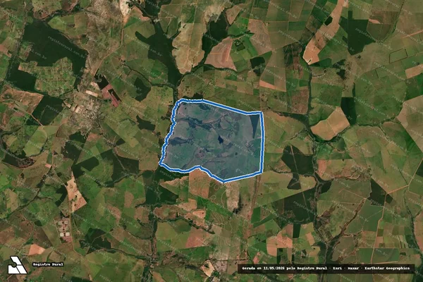 Imagem de satélite de FAZENDA PANDUÍ - Gleba 01 em Iguatemi - MS
