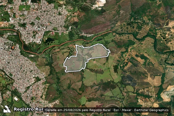 Imagem de satélite de Sutil - Parte 1 em São João del Rei - MG