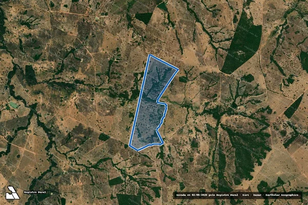 Imagem de satélite de Fazenda 3 de Ouro - Parcela 2 em Jussara - GO