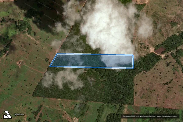 Imagem de satélite de FAZENDA STA. MARIA DO ARAGUAIA - Gleba 09 em São Miguel do Araguaia - GO