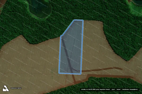 Imagem de satélite de FAZENDA PASSO CUÊ - FAZENDA PASSO CUÊ em Foz do Iguaçu - PR