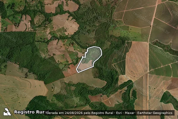Imagem de satélite de Lote 23 ? Assentamento Santa Rita - Lote 23 em Jataí - GO