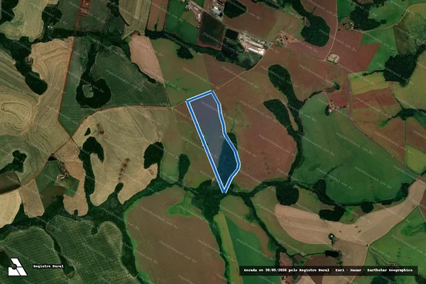 Imagem de satélite de Sem denominação específica - Parte 1 em Almirante Tamandaré do Sul - RS