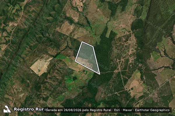 Imagem de satélite de FAZENDA SANTA MARTA -  GLEBA A em Cáceres - MT