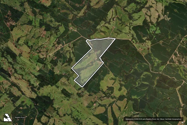 Imagem de satélite de FAZENDA PRIMAVERA I - Parte 2 em Faxinal - PR