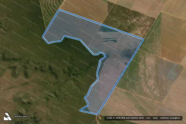 Imagem de satélite de FAZENDA PROJETO ÁGUAS CLARAS - LOTE 07.07 em Formosa do Rio Preto - BA