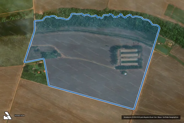 Imagem de satélite de Fazenda Rioverdinho Monte Alegre - Parcela 1 em Rio Verde - GO