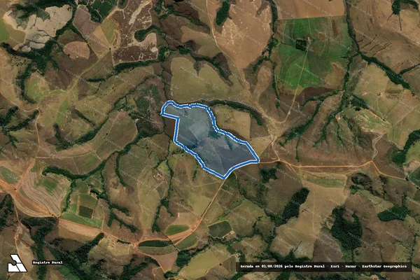 Imagem de satélite de Fazenda Cachoeirinha - Parcela 1 em São Roque de Minas - MG
